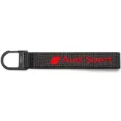 Audi collection Audi Sport Schlüsselanhänger Schlaufe schwarz rot 3182400400