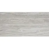 Rako Alba Treppenfliese grau 30x60 cm matt DCPSE733.1