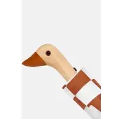 Original Duckhead Regenschirm Peanut Braun Rostrot Karo