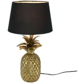 Werner Tischleuchte Ananas gold/schwarz