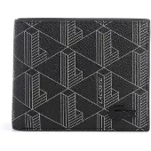 Lacoste The Blend Geschenkset - Geldbörse 3cc und Schlüsselring (monogram noir gris)