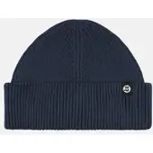 HANSEHELD Strickmütze Seebär Rippstrick Blau Dockermütze Baumwolle GOTS Organic