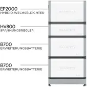 BLUETTI EP2000 mit 7 x B700 | 51,6 kWh
