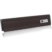 JU-Metallwarenfabrik JU Briefeinwurf Einwurfklappe Briefkastenklappe Einwurfblende 02-187, schwarzbraun, 365x78mm