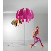 AXO Exotische und Luxuriöse Designer-Stehleuchte Plumage - Hellgrün