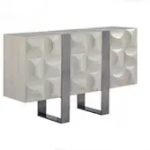 KAWOLA SIDEBOARD MARGO Grau Holz, Metall