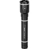 Holex LED-Taschenlampe, schwarz mit Batterien, 160 mm lang