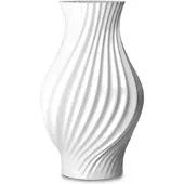 Lyngby Porcelæn Twist Vase Porzellan weiß