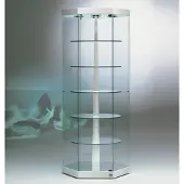 JTI-Vitrine Glasvitrine Eckvitrine drehbar JT-B201GB