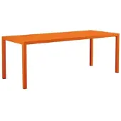 Vermobil Großer Esstisch Quatris 200x80x75 cm orange