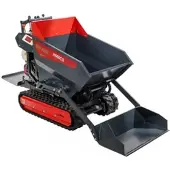 Benassi H660CS Raupendumper mit hydraulischer Kippmulde und Schaufel 600 kg Hydrostatischer Antrieb
