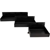 MC-POWER MCP-1533884 - Magnetische Ablage, 3-er Set, 150 / 210 /310 mm Breite