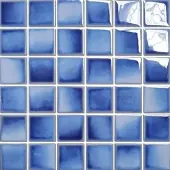 Premium Mosaic Keramik-Mosaik Premium Mosaik aqua blau 31x31 cm glänzend MOSBH5ABLL
