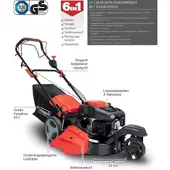 Scheppach Benzin Rasenmäher MS197-51-3W Trike