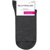 Hudson Relax Woolmix Clima Socke 3er Pack | 39-42 (II) | Black (HU-0005)