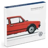 Volkswagen Adventskalender Modell 1:43 Golf GTI Rot 1H2087710