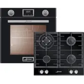 Kaiser Herdset EG 6374 Sp Gasbackofen + KCG 6380 Gaskochfeld 60 cm