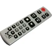 Seki DVD MIX - DVD, lernfähige Universalfernbedienung, silber-schwarz
