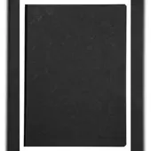 Clairefontaine 5x Notizbuch AgeBag A4 Leinen kariert 96 Blatt - Schwarz 791421C