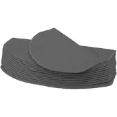Mendler 15er-Set Stufenmatte HWC-G49, Treppenteppich Treppenschutz Treppenmattenset, 65x25cm ~ halbrund, grau