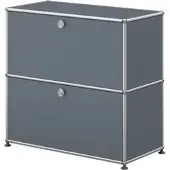 USM United Soft USM Haller Sideboard mit 2 Klapptüren Mittelgrau