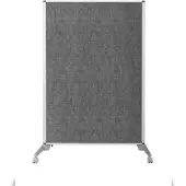 BI-Office Evolution Schallabsorbierender Raumteiler, Trennwand Grau 100x150cm
