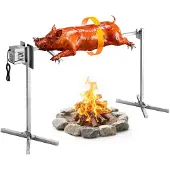 Vevor Spanferkelgrill Lammgrill Spießbratengrill 1321 mm Rotisserie-Grill AC 220-240 V