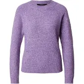 Vero Moda Rundhalspullover "VMDOFFY LS O-NECK BLOUSE GA NOOS" Materialmix, regular fit