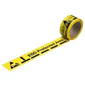 WARMBIER Bodenmarkierungsband ESD Protected Area, PVC-Folie, 50 mm x 25 m Rolle