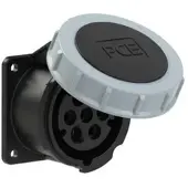 Pce 3172-7f70v CEE-Anbausteckdose (70x70mm) 16A 7p 7h IP66/IP67 31727f70v