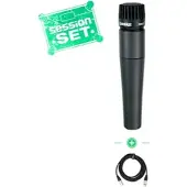 Shure SM-57 Instrumentenmikrofon Set mit Mikrofonkabel - Instrumentenmikrofon