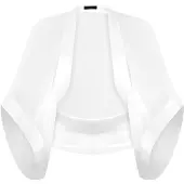 Vera Mont Chiffonstola mit 3/4 Arm in Rohweiß | Gr.: XL