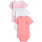 Tommy Hilfiger Babybody-Set KN0KN02373 Rosa