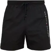 Tommy Hilfiger Medium Drawstring Swim Trunk Black Größe: S | Badehosen Outlet | Herren | Schwarz