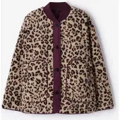 Sissy-Boy Wende-Jacke Mit Leoprint - Braun | Größe: XS-S