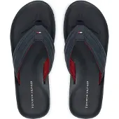 Tommy Hilfiger Zehentrenner Hilfiger Padded Beach Sandal FM0FM05801 Dunkelblau 41