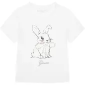 GUESS T-Shirt J6RI24 K6YW4 Weiß Regular Fit 152