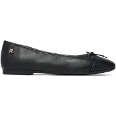 Tommy Hilfiger Ballerinas Hilfiger Smooth Lthr Ballet FW0FW09241 Schwarz 36