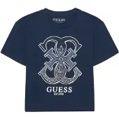 GUESS T-Shirt J6RI28 K6YW4 Dunkelblau Regular Fit 128