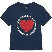 GUESS T-Shirt J6RI24 K6YW4 Dunkelblau Regular Fit 170