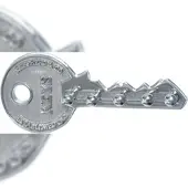 Boltze Garderobe Schlüsselleiste Aluminium silber L.26 cm