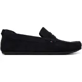 Tommy Hilfiger Mokassins Core Hilfiegr Suede Driver FM0FM05789 Dunkelblau