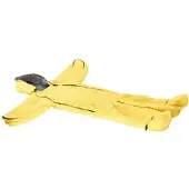 Semptec Kinderschlafsack mit Armen und Beinen, Größe S, 150 cm, gelb
