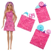 Barbie Rise & Surprise tierischer Geburtstagsspaß, Puppe mit Zubehör, mit Rutsche und Überraschungen (Stile können abweichen), Modepuppe, Weiblich, 3 Jahr(e), Junge/Mädchen, 318 mm, Mehrfarbig