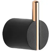 Mexen Aron Handtuchhaken, Schwarz/Rosa Gold- 7088135-67