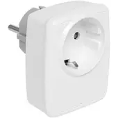 Böttcher-AG Steckdosenadapter weiß, 1-fach Schuko bis 4000 Watt, 3x USB-A, 1x USB-C