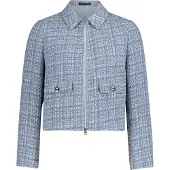 Betty Barclay Blazer-Jacke langarm in Blau/Weiß | Gr.: 38