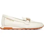 Hispanitas für Damen. HV264662 Zinnia Hausschuhe off-white (37), Leder, Weiß, Wohnung, Keine, Lässig