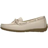 Gabor Damen Mokassins Leder beige mit ca. 2,5 cm Absatz und loser Einlage