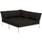 Houe LEVEL 2 Cozy Ecke Kissen rechts Aluminiumgestell
